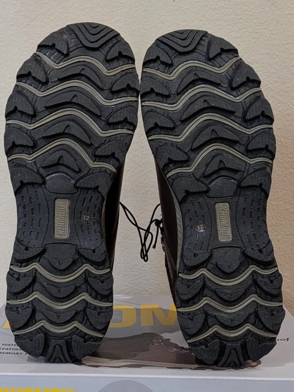 New Khombu Kenny Men's Waterproof‎ Hiker Shoes Brown 12